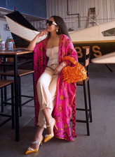 ZARA Pink Floral Embroidered