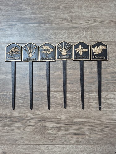 Cast iron herb - cast, labels