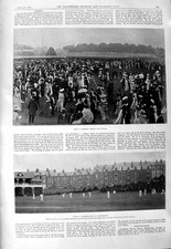 Old 1901 Eton Harrow Cricket