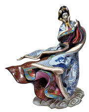 "The Snow Princess" porcelain figurine by Franklin Mint - Limited Edition