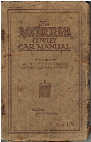 Morris cowley flatnose - morris,