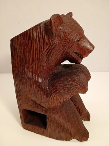 Vintage hand carved wooden