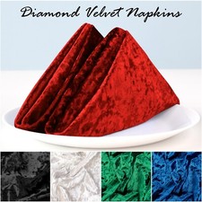 Velvet Napkins Table Linen