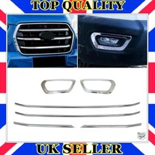 Chrome Front Grill 4pc + Fog