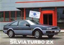Nissan Silvia Mid-Late 1986 UK Market Sales Brochure Turbo ZX & 2.0 DOHC