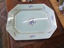 Vintage Large Platter Dish Adams Calyx Ware Regent Mint Green Hand Painted