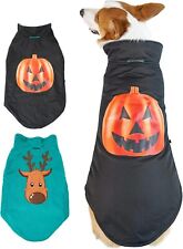 Dog Halloween Costume Reversible Christmas Costume.  Coat / Jacket
