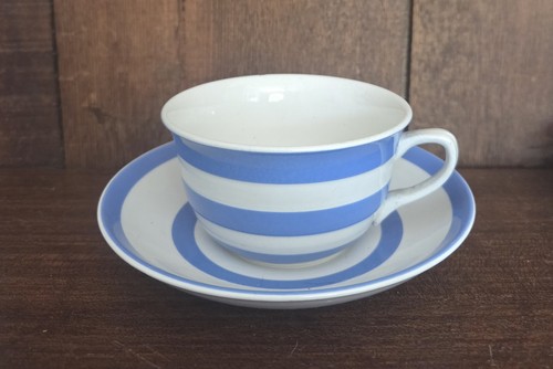 Cornishware green cup and - cornishware, t.g.