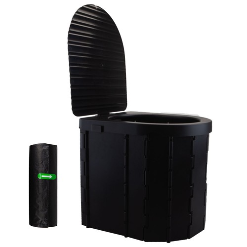Camping folding toilet - folding,