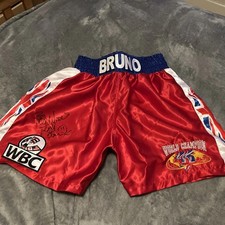 Signed Frank Bruno Boxing