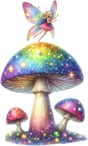 Magic fairy mushroom - magic,
