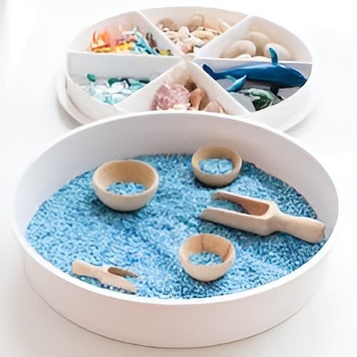 Tuff tray with lid - tuff, 43cm