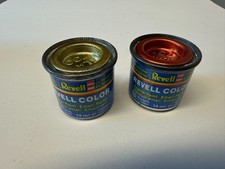 Revell 730 Clear Orange  and Revel 731 Clear Red Enamel Paint 14ml Tins