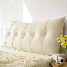 Large Headboard Cushions with Removable Cover for Reading, Gaming, Watching TV