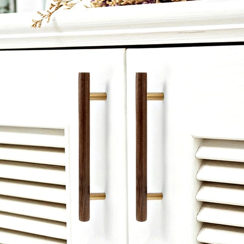 Walnut wood cabinet handles - wood,