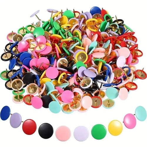 Coloured drawing pins - coloured,
