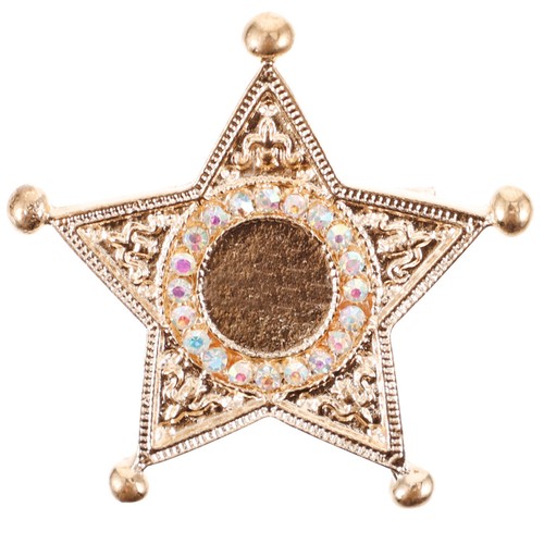 Star clothes pin - pin, brooch