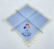 WW1 Embroidered Silk & Lace