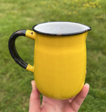 Vintage Polish Enamel Milk Jug