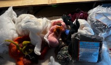 250g loose needle felt wool bundle inc schafwolle