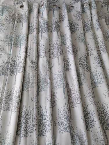 Dunelm eyelet jacquard teal - eyelet,