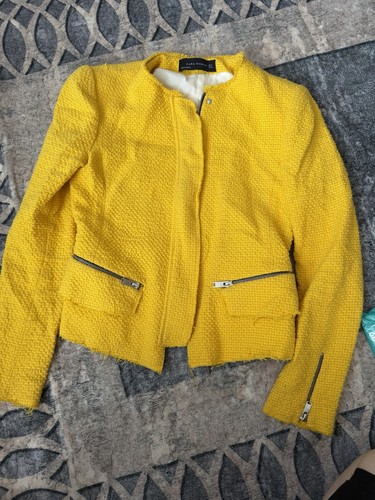 Zara woman yellow - yellow, textured