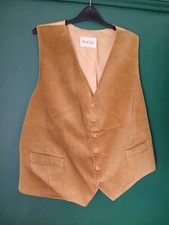 Magee Mustard Waistcoat 48R Cotton Cashmere