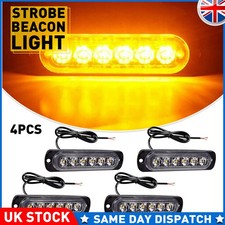 4x 6 LED Amber Recovery Strobe