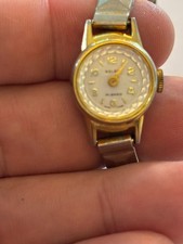 Nelson - Small vintage round gold ladies watch - Working but untested