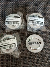 Nissan Genuine Juke Note Micra Qashqai Wheel Centre Hub Cap  set of 4 silver