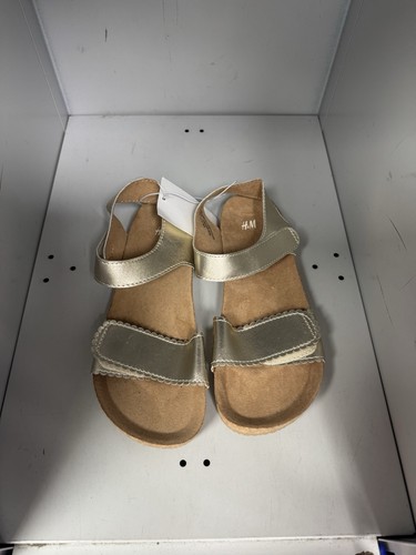 Girls gold ankle strap - ankle,