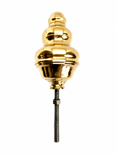 Solid brass bed knob - bed,