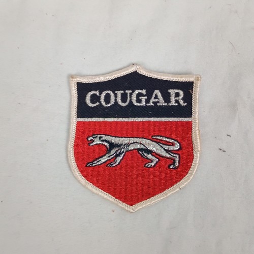 Vintage 60s ford cougar shield - cougar,