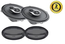 Hertz Mille Pro MPX690.3 6"x9" 3 Way Triaxial Car Audio Speakers inc grills