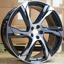Black MF x4 22" Volvo 6 Style Alloy Wheels Volvo XC90 XC60 5x108 9J Et38.5