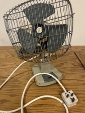 Xpelair Taurus Vintage Retro Desk Fan, Working But Sold For Parts.