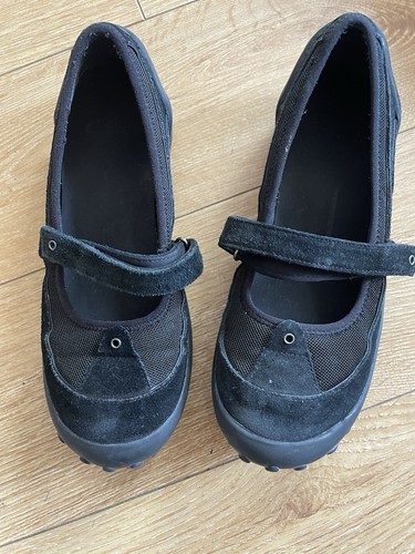 Clarks y2k black suede sporty - black,