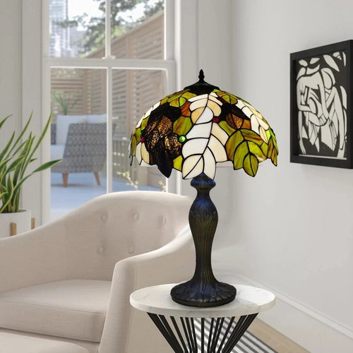 Tiffany table lamp - tiffany, tall
