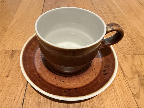 Gustavsberg pottery coq cup - pottery,