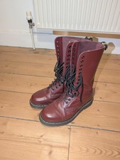 14 Hole Cherry Red Dr Martens