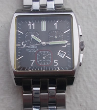 Rare Timex Monaco Homage Chronograph Indiglo Watch