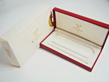 must de Cartier C7315 Ballpoint Pen Storage Display Genuine Box Case Rare EX