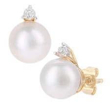 9ct Yellow Gold Pearl and