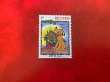 REDONDA 1983 MNH DISNEY CHRISTMAS PLUTO DOG BOWL PRESENTS