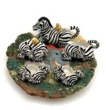 Zebra Mini Tea Set With Plate-