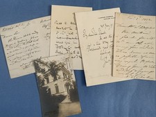 Famous Artists - 5 Great Hand Written And Signed Letters