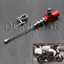 Red Universal Motorcycle Hydraulic Clutch Master Cylinder Rod Brake Pump