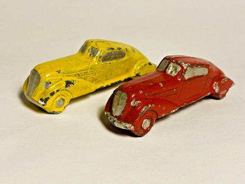 Antique lead penny - penny, car's