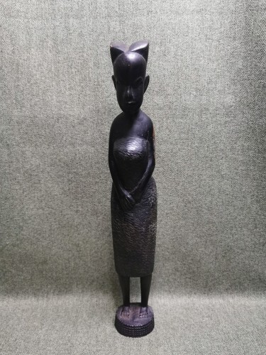 Vintage african ebony wood - ebony,
