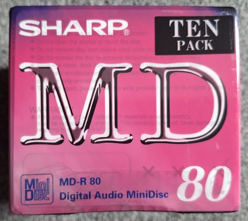 Sharp recordable - md-r, 80